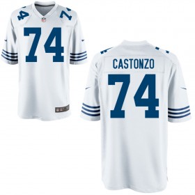 Youth Indianapolis Colts Nike White Alternate Game Jersey CASTONZO#74