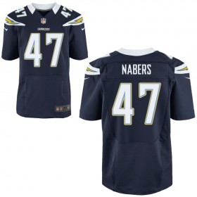 Men's Los Angeles Chargers Nike Navy Elite Jersey NABERS#47