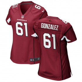 Women's Arizona Cardinals Nike Red Game Jersey GONZALEZ#61