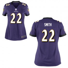 Women's Baltimore Ravens Nike Purple Game Jersey SMITH#22