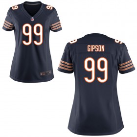 Women's Chicago Bears Nike Navy Blue Game Jersey GIPSON#99