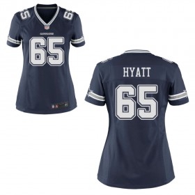 Women's Dallas Cowboys Nike Navy Jersey HYATT#65