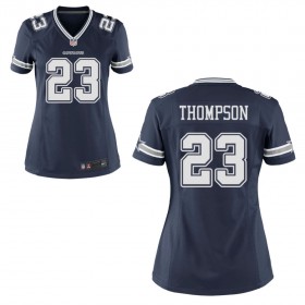 Women's Dallas Cowboys Nike Navy Jersey THOMPSON#23