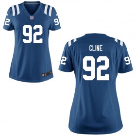 Women's Indianapolis Colts Nike Royal Game Jersey CLINE#92