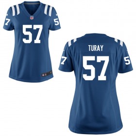 Women's Indianapolis Colts Nike Royal Game Jersey TURAY#57