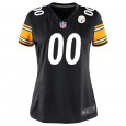 Women's Pittsburgh Steelers Nike Black Customized Game Jersey