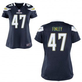 WomenÕs Los Angeles Chargers Nike Navy Blue Game Jersey FINLEY#47