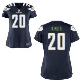 WomenÕs Los Angeles Chargers Nike Navy Blue Game Jersey KING II#20