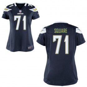 WomenÕs Los Angeles Chargers Nike Navy Blue Game Jersey SQUARE#71
