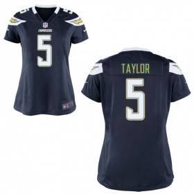 WomenÕs Los Angeles Chargers Nike Navy Blue Game Jersey TAYLOR#5