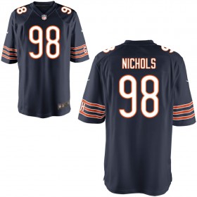 Youth Chicago Bears Nike Navy Game Jersey NICHOLS#98