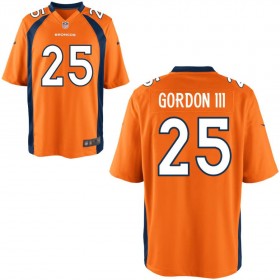 Youth Denver Broncos Nike Orange Game Jersey GORDON III#25