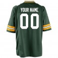 Youth Green Bay Packers Nike Green Custom Game Jersey