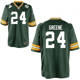 Youth Green Bay Packers Nike Green Game Jersey GREENE#24
