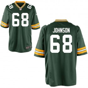 Youth Green Bay Packers Nike Green Game Jersey JOHNSON#68