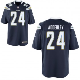 Youth Los Angeles Chargers Nike Navy Game Jersey ADDERLEY#24