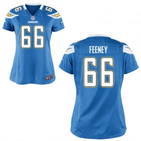 Women's Los Angeles Chargers Nike Light Blue Game Jersey FEENEY#66