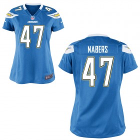 Women's Los Angeles Chargers Nike Light Blue Game Jersey NABERS#47