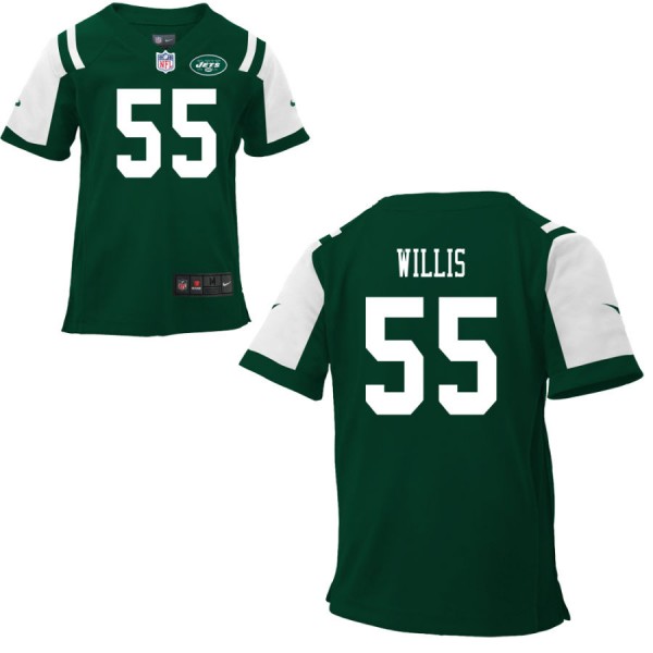 Nike New York Jets Preschool Team Color Game Jersey WILLIS#55
