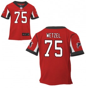 Preschool Atlanta Falcons Nike Red Team Color Game Jersey WETZEL#75