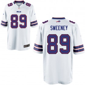 Nike Men's Buffalo Bills Game White Jersey SWEENEY#89