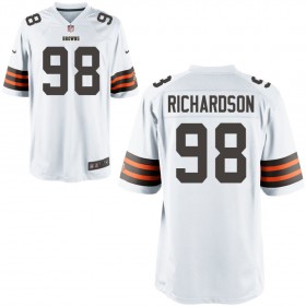 Nike Men's Cleveland Browns Game White Jersey RICHARDSON#98