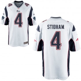 Nike Men's New England Patriots Game White Jersey STIDHAM#4