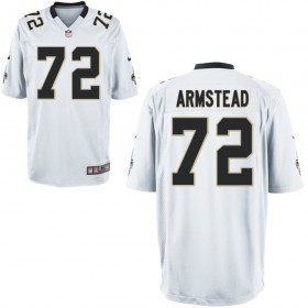Nike Men's New Orleans Saints Game White Jersey ARMSTEAD#72