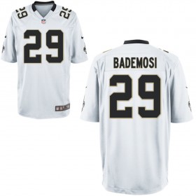 Nike Men's New Orleans Saints Game White Jersey BADEMOSI#29