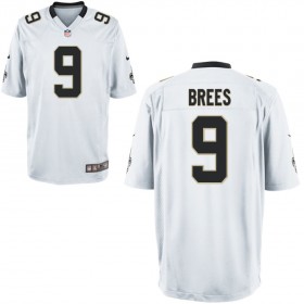 Nike Men's New Orleans Saints Game White Jersey BREES#9
