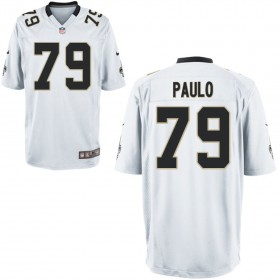 Nike Men's New Orleans Saints Game White Jersey PAULO#79