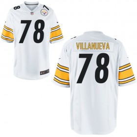 Nike Men's Pittsburgh Steelers Game White Jersey VILLANUEVA#78