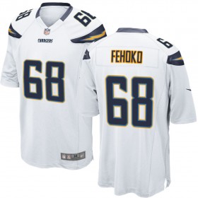 Nike Men's Los Angeles Chargers Game White Jersey FEHOKO#68
