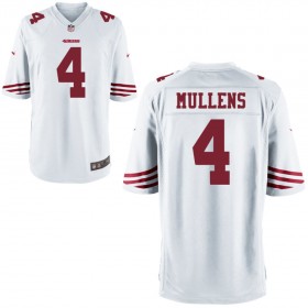 Nike Men's San Francisco 49ers Game White Jersey MULLENS#4