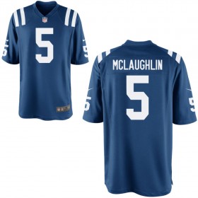Men's Indianapolis Colts Nike Royal Game Jersey MCLAUGHLIN#5
