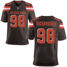 Men's Cleveland Browns Nike Brown Elite Jersey RICHARDSON#98