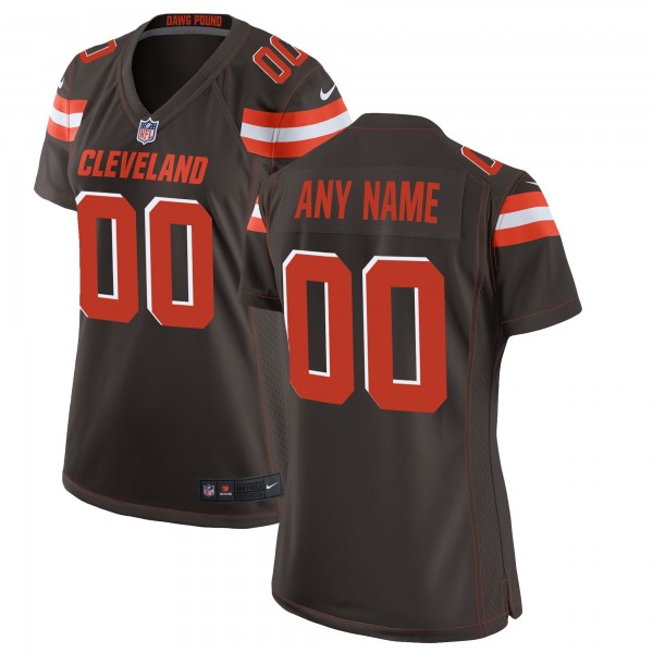 Nike Cleveland Browns No78 Jack Conklin Brown Team Color Women's Stitched NFL 100th Season Vapor Untouchable Limited Jersey