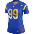 Women's Los Angeles Rams 21/22 Nike Blue Game Jersey Aaron Donald#99